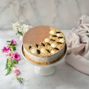Mentes fehér csokis gesztenyés torta