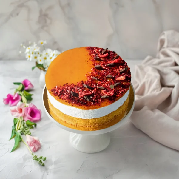 Mentes sárgabarackos mousse torta