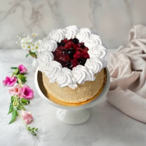 Erdei gyümölcsös torta
