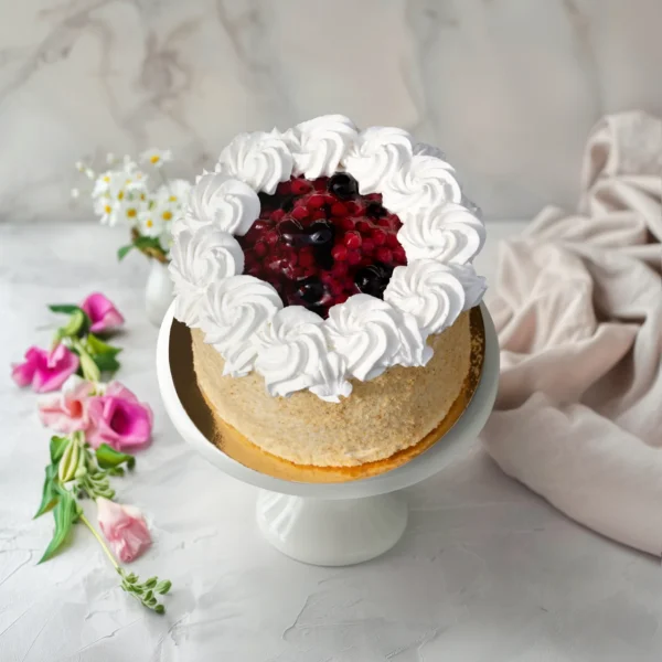 Erdei gyümölcsös torta